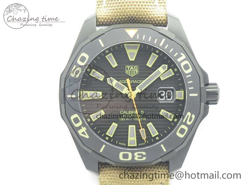 Aquaracer-Calibre-43mm-DLC-V6F-Best-Edition-Black-Textured-Dial-Ceramic-Bezel-On-Nylon-Strap-A2824
