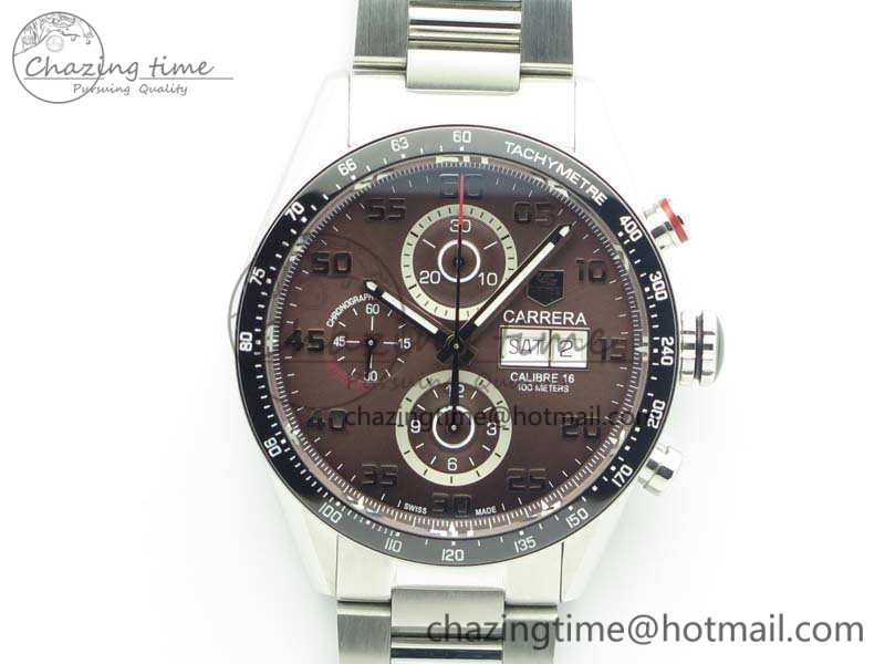 Carrera-Calibre-1887-Day-Date-SS-V6F-1-1-Best-Edition-Ceramic-Bezel-Brown-Dial-On-SS-Bracelet-A7750-2