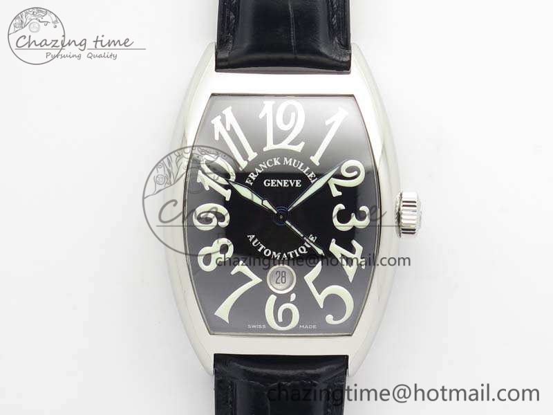 Casablanca-Date-SS-GF-1-1-Best-Edition-Black-Dial-On-Leather-Strap-A2824-2