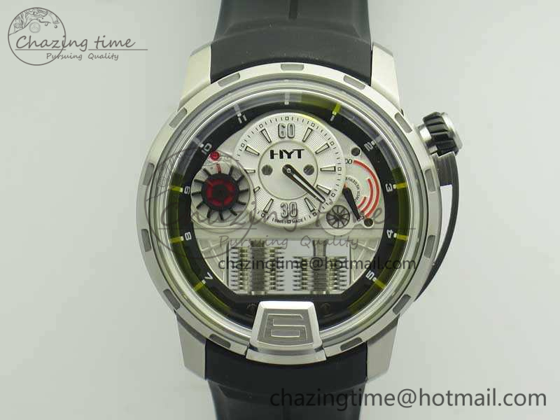 HYT-SS-CYF-White-Dial-Black-Crown-On-Black-Rubber-Strap-Asian-Movement-HTY-Cal