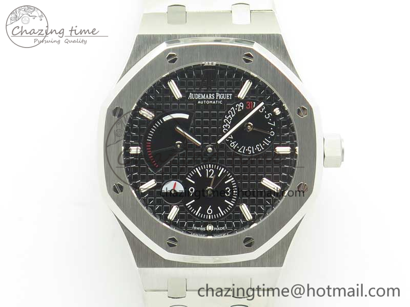 Royal Oak 41mm 26120 SS TWA Best Edition Black Dial on SS Bracelet A2329-7