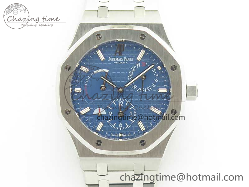 Royal Oak 41mm 26120 SS TWA Best Edition Blue Dial on SS Bracelet A2329-8
