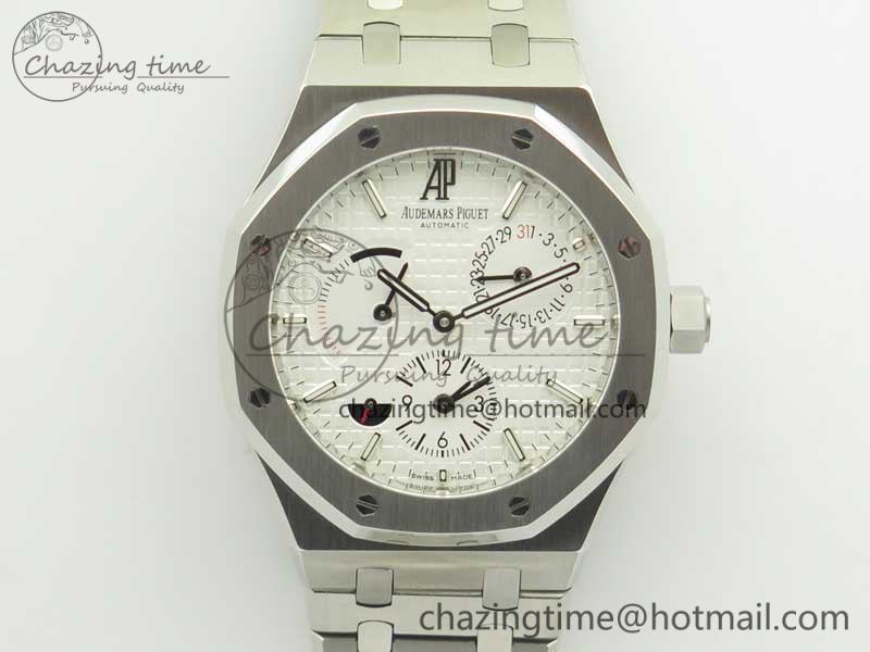 Royal Oak 41mm 26120 SS TWA Best Edition White Dial on SS Bracelet A2329