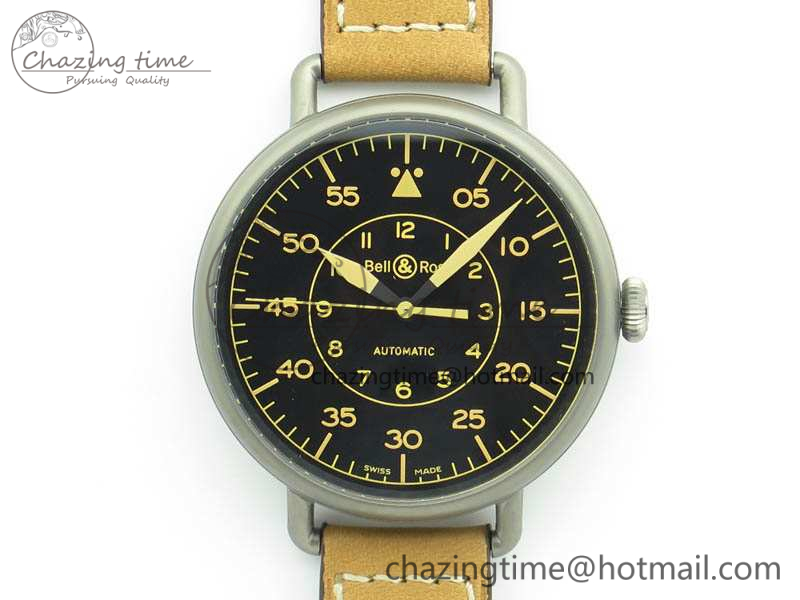 WW1-92-Heritage-1-1-Best-Edition-Black-Dial-On-Brown-Leather-Strap-MIYOTA-9015
