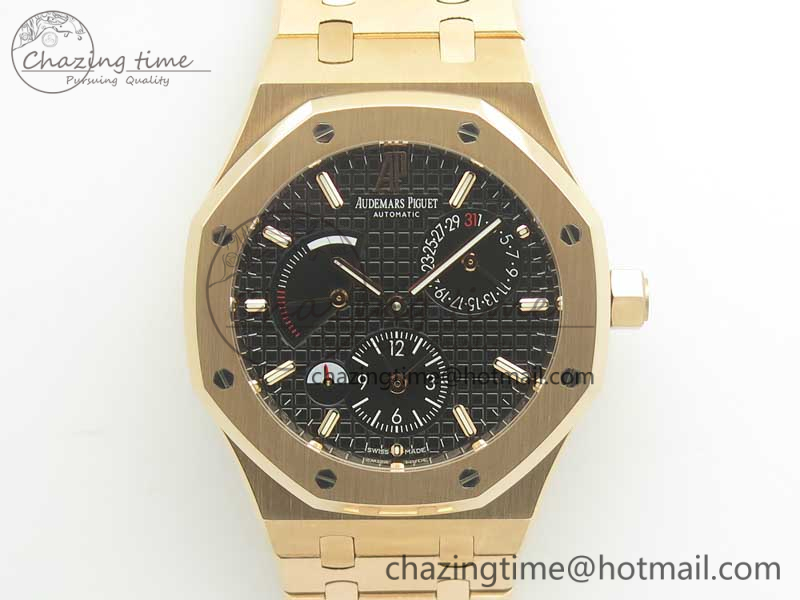 Royal Oak 41mm 26120 RG TWA Best Edition Black Dial on RG Bracelet A2329-4