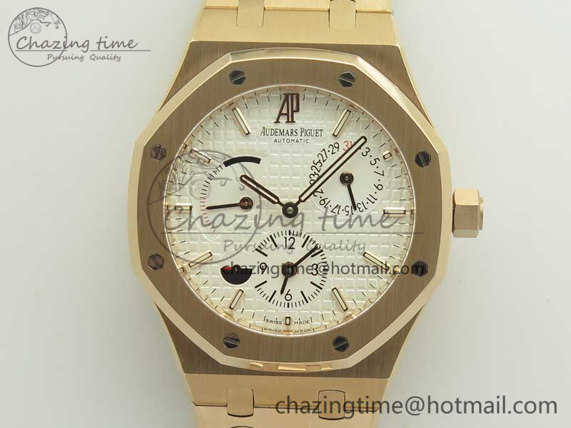 Royal Oak 41mm 26120 RG TWA Best Edition White Dial on RG Bracelet A2329-13