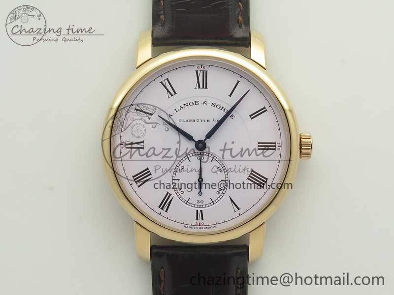 Classic Regulator RG MK Best Edition White Dial Roman Markers on Brown Leather Strap A23J-10
