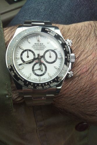 Daytona 126500 Panda Clean 1:1 Best Edition 904L SS Case and Bracelet White Dial DD4131 photo review