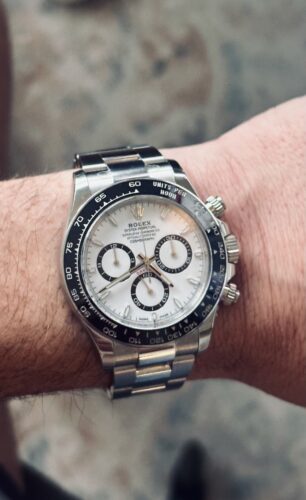 Daytona 126500 Panda Clean 1:1 Best Edition 904L SS Case and Bracelet White Dial DD4131 photo review